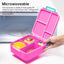 Kids' bento lunch bag: 1700ml containers with toppers, thermos, for school. - Korvel
