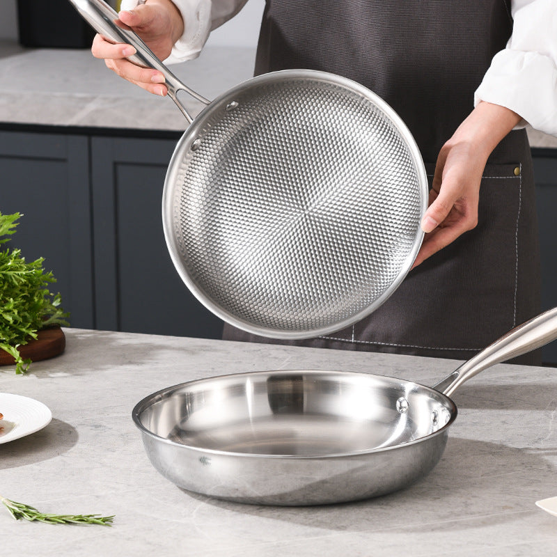 Premium Stainless Steel Sauce Pot with Double Bottom