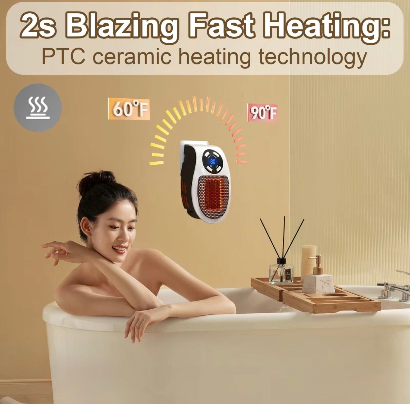 HeatPlug Mini Heater - Compact & Efficient Heating Solution
