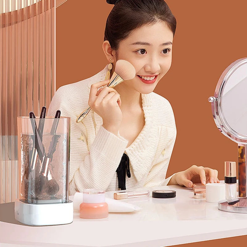 Nettoyeur de pinceaux de maquillage ultrasonique - Outil électrique multifonction