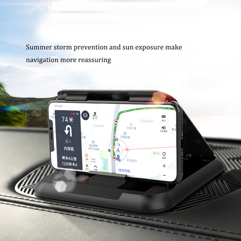 Premium Carbon Fiber Mobile Phone Holder with Sunshade