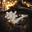 Bague de fiançailles élégante en argent sterling 925 avec CZ
