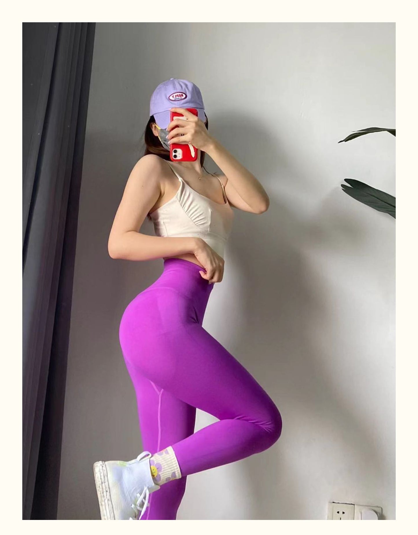 Leggings de Cintura Alta Sin Costuras para Mujeres - Ropa Activa Elegante