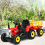 Tracteur Électrique 12V à Conduite pour Enfants 3+ - Rouge