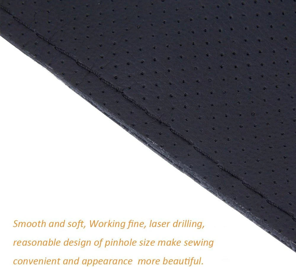 Premium Genuine Leather Steering Wheel Cover