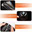 GBruno 4 Rolls Black Garbage Bags