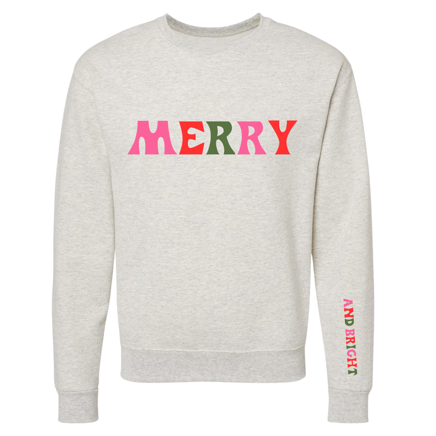 Sweatshirt imprimé Joyeux et Lumineux