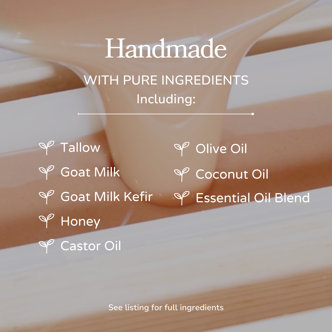 Pink Salt + Grapefruit Cleansing Bar - Handmade Soap