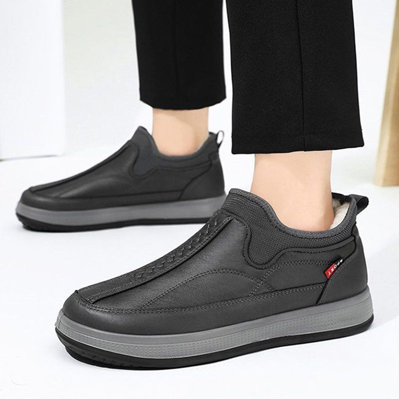Winter Warm Fleece Snow Boots for Men - Stylish and Comfortable