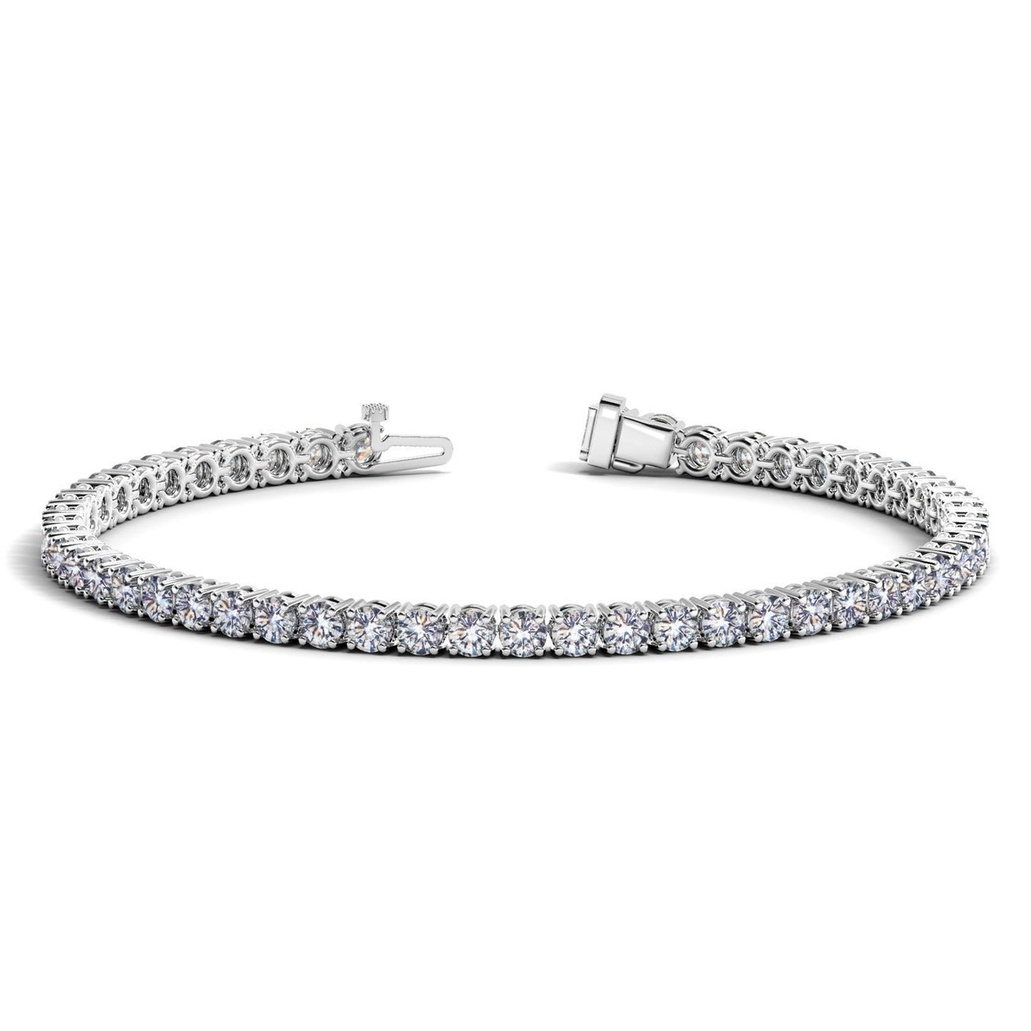 Lab Grown Diamond Tennis Bracelet in 14k White Gold