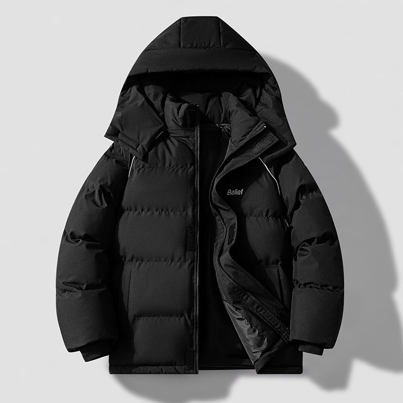 Chaqueta de Algodón Acolchada Impermeable de Dos Piezas Cálida