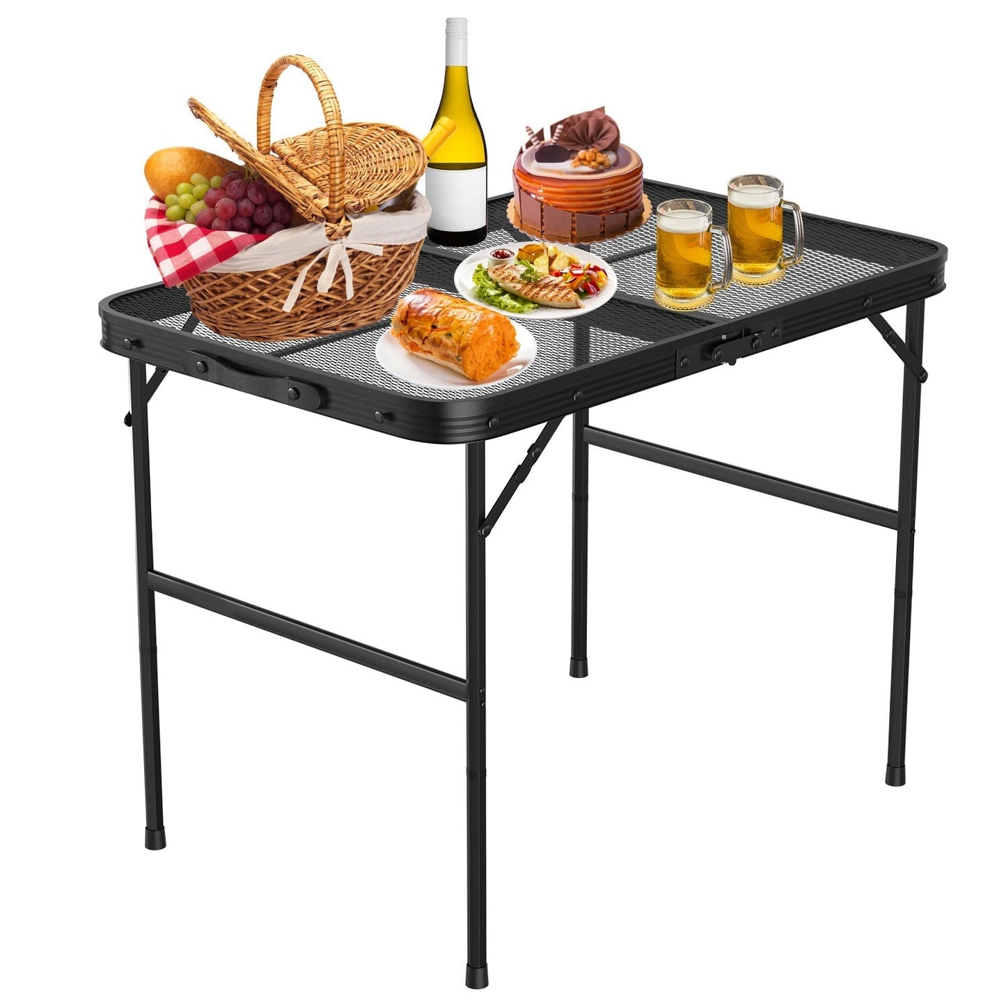Table de Camping Pliable GBruno - Polyvalente et Portable