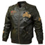Men's Plus Size Premium Leather Bomber Jacket