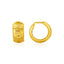 Pendientes Reversibles Texturizados y Suaves en Oro Amarillo de 10k