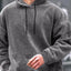 Hoodie en Fleece à Manches Longues avec Cordon de Serrage pour Homme