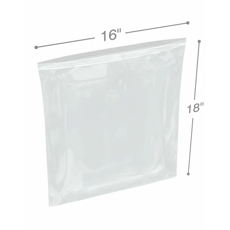 Bolsas Premium Clearzip® de Cierre Superior de 2 Mil - 16" x 18"