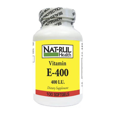 Natrul Health Vitamin E 400 IU Softgels