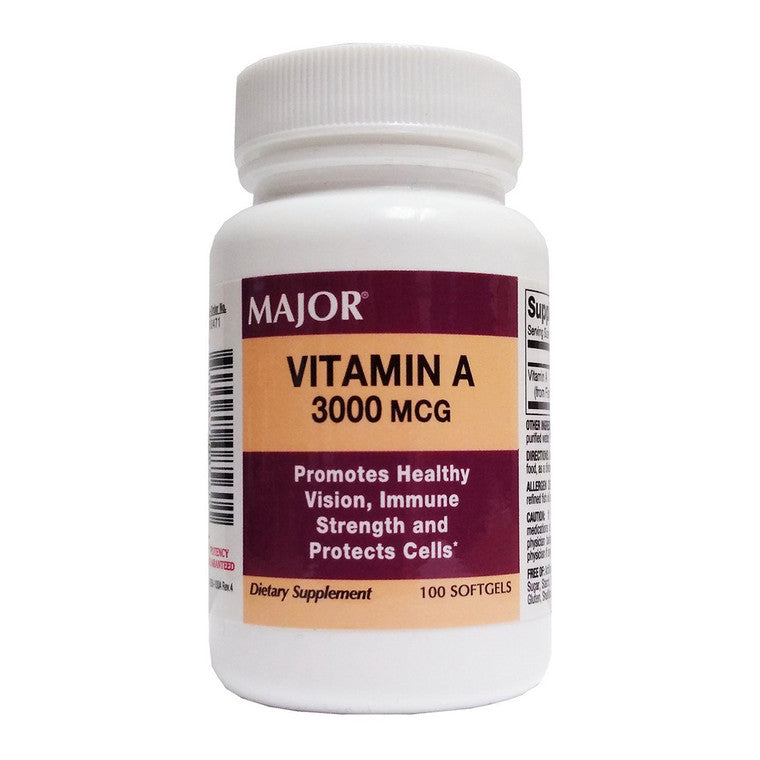 Capsules solubles de vitamine A premium - 100 unités