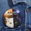 Embrace the Duality – Cat Pinback Button - Korvel