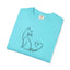 Purr Line Art Cat Unisex T-Shirt