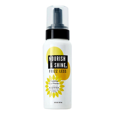 Nourish & Shine Frizz Less Foaming Curl Primer - 8 Fl Oz