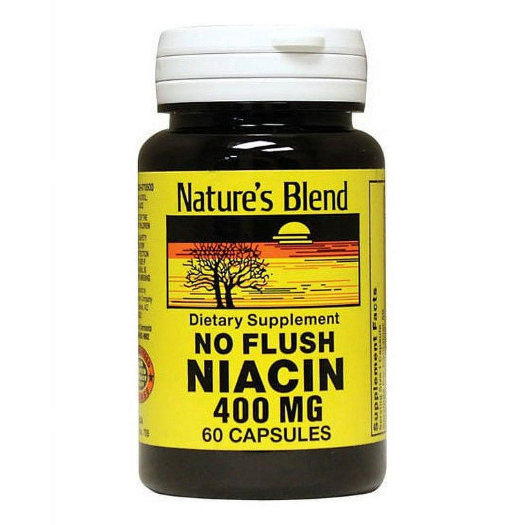 Capsules de Niacine Sans Flush 400 Mg de Nature's Blend