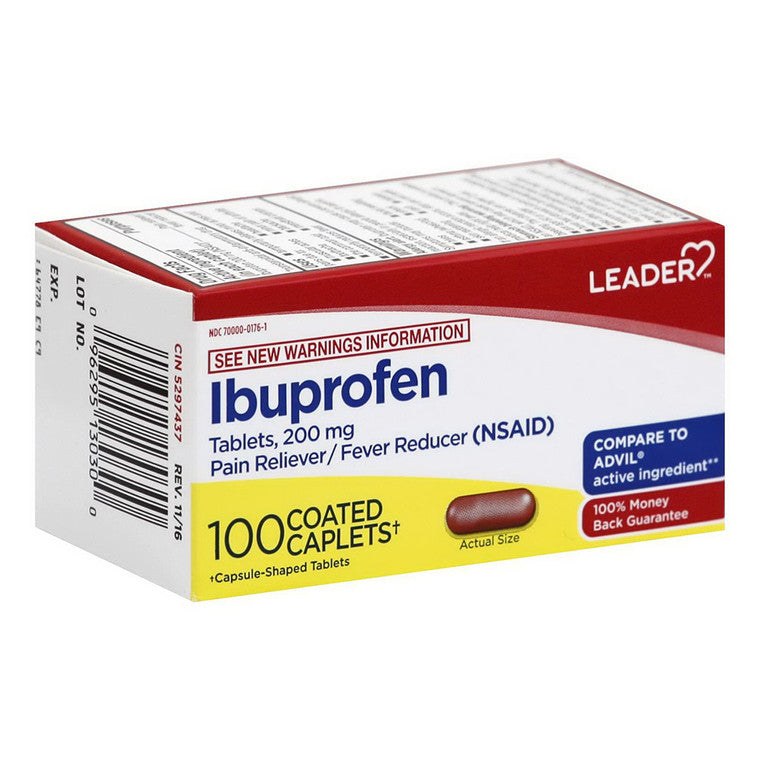 Leader Health Care Ibuprofène 200 Mg Comprimés Enrobés