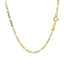 Chaîne Figaro en Or Jaune 14k Solide 1.9mm
