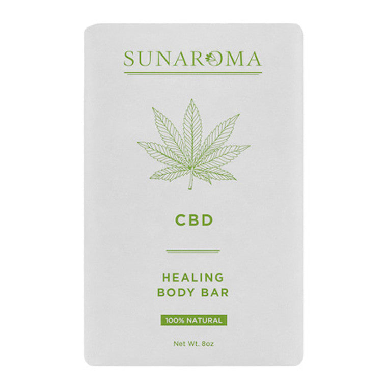 Savon en barre corporel infusé au CBD Sunaroma, 8 oz