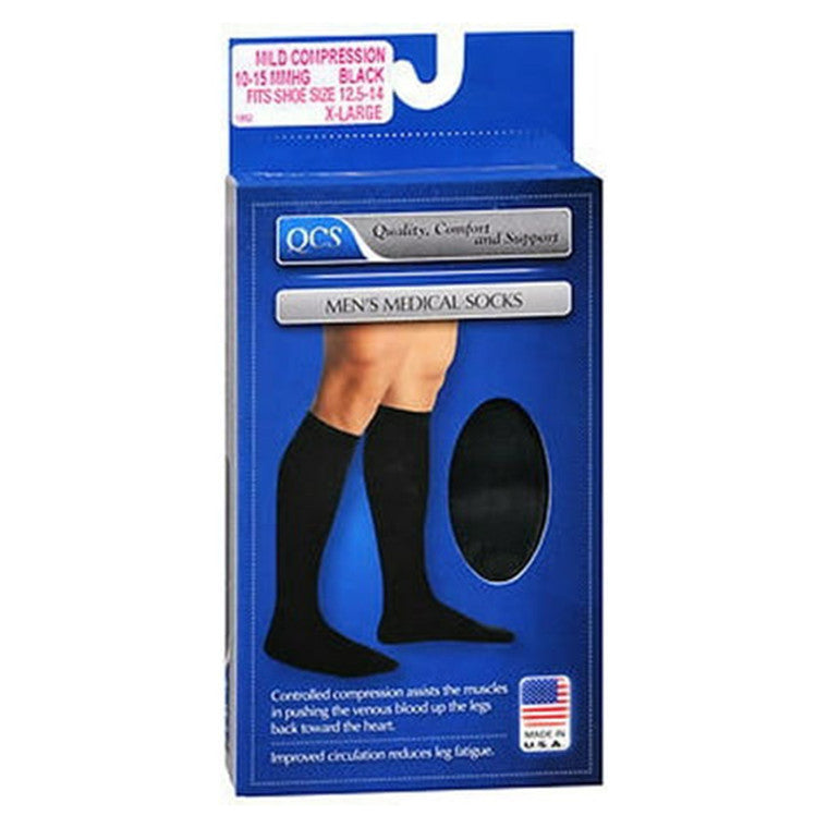 Chaussettes de genou à compression légère pour hommes Scott Specialties - 2 paires, noir