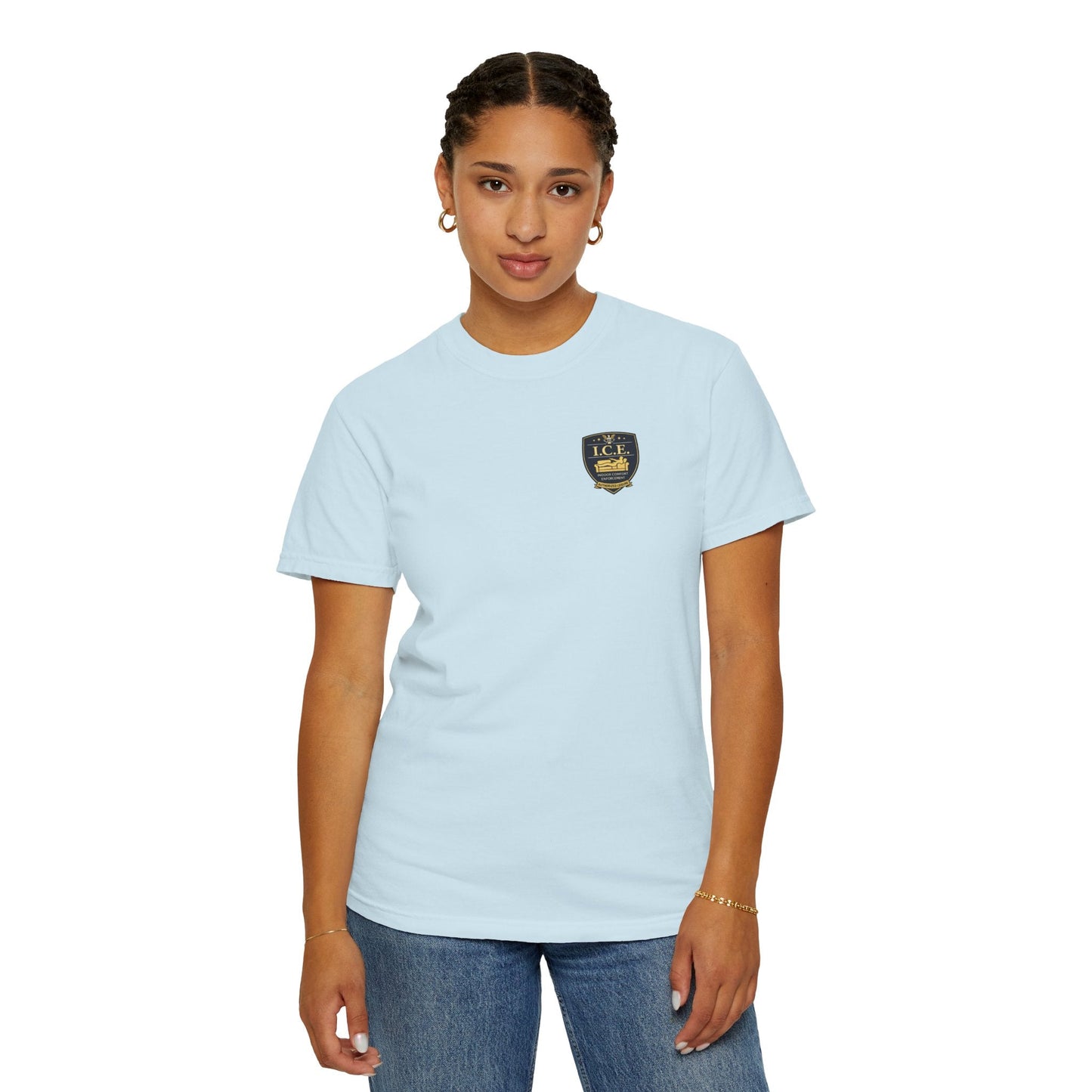 I.C.E. Badge T-Shirt | Institute of Cozy Excellence Tee