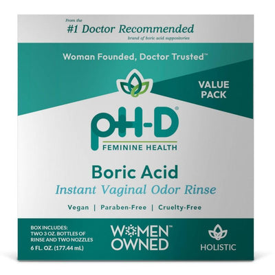 pH-D Feminine Health Vaginal Odor Rinse - 6 Fl Oz