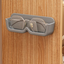 Glasses storage rack wall mounted non perforated decorative wall display sunglasses storage rack storage box - Korvel