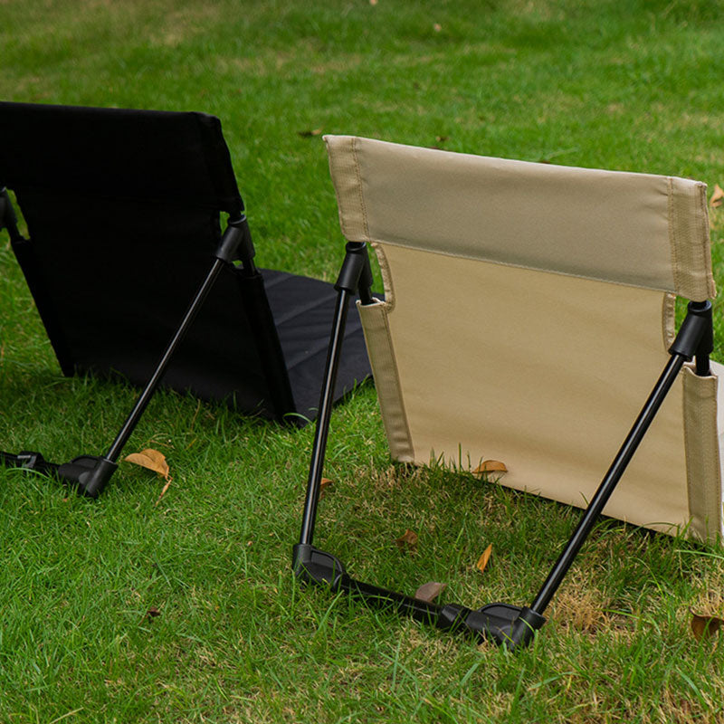 Outdoor camping backrest cushion chair portable folding chair tent leisure chair balcony park lawn picnic chair - Korvel