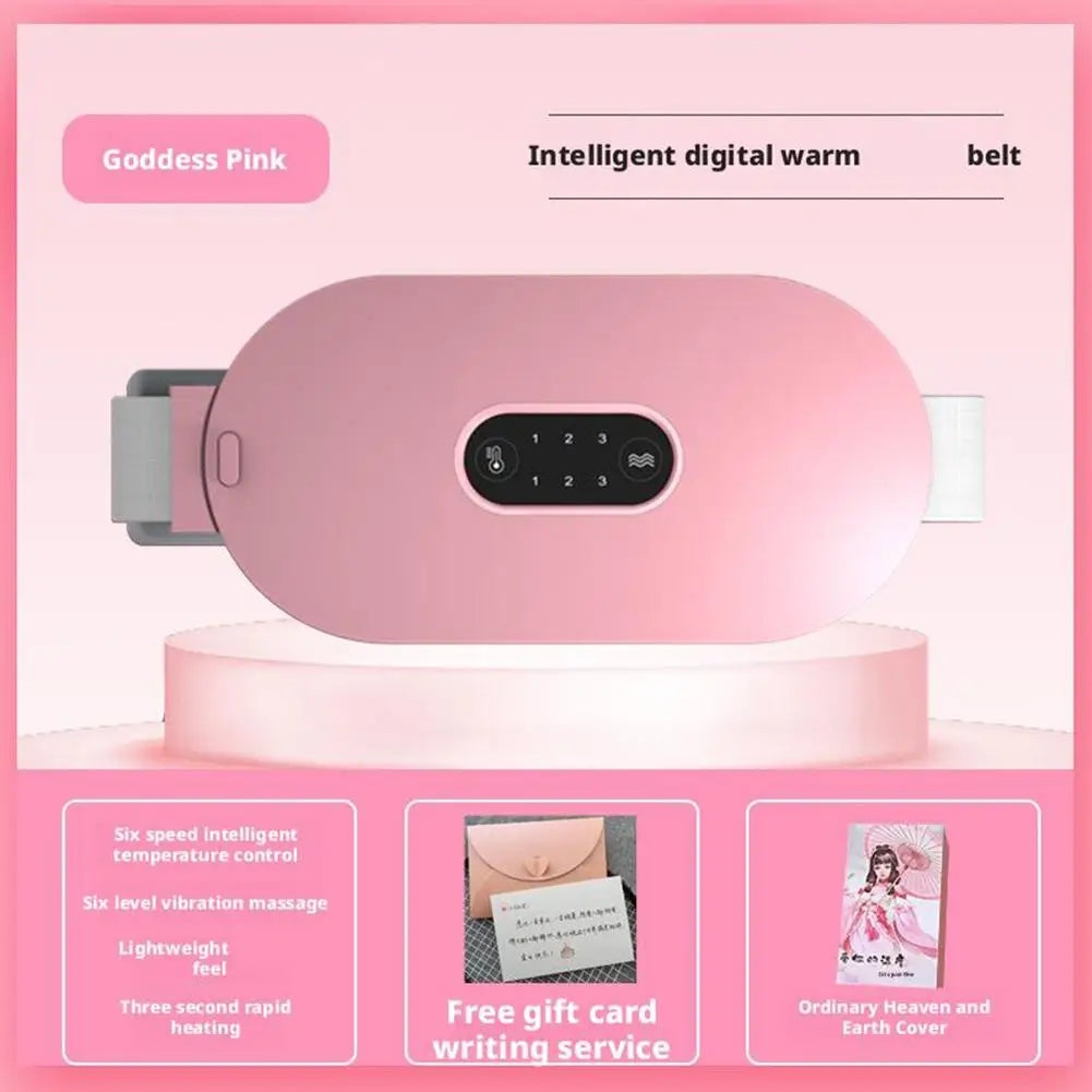 Uterus Warming Belt Warm Temperature Adjustable Treasure Heating Waist Protection Hot Compression Vibration Belt - Korvel