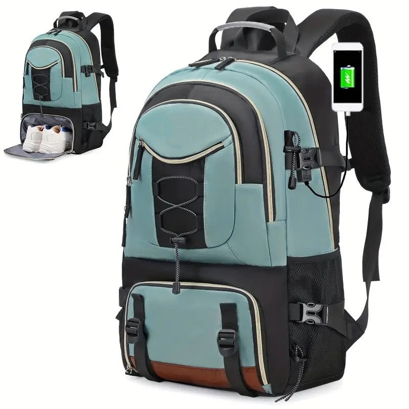 Mochila Exterior de Gran Capacidad Premium para Senderismo y Gimnasio