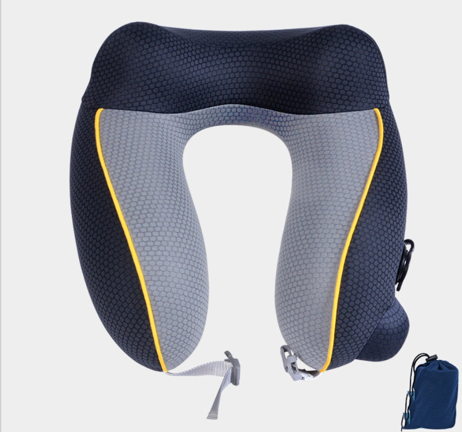 Inflatable U-Pillow Travel Pillow