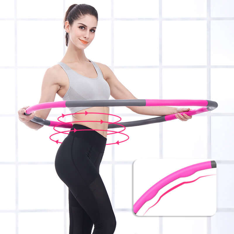 Detachable Fitness Hoop for Adults - Versatile Sports Equipment - Korvel