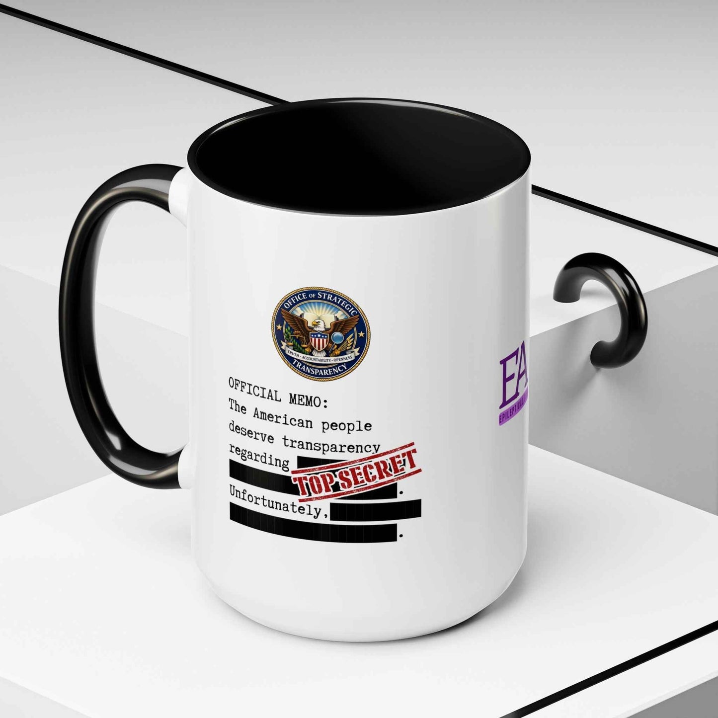 Official Memo Top Secret Coffee Mug – Political Satire