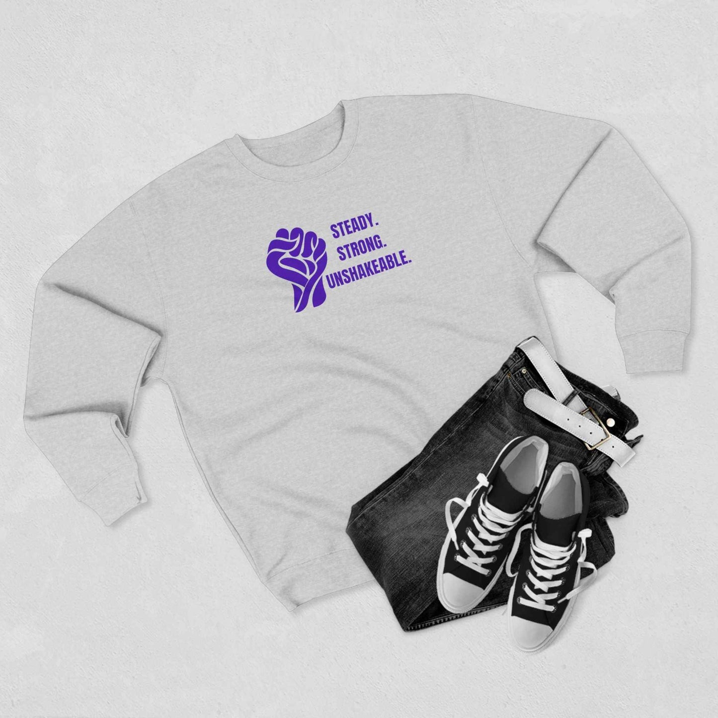 Constante. Fuerte. Inquebrantable. Sudadera de Concienciación sobre la Epilepsia