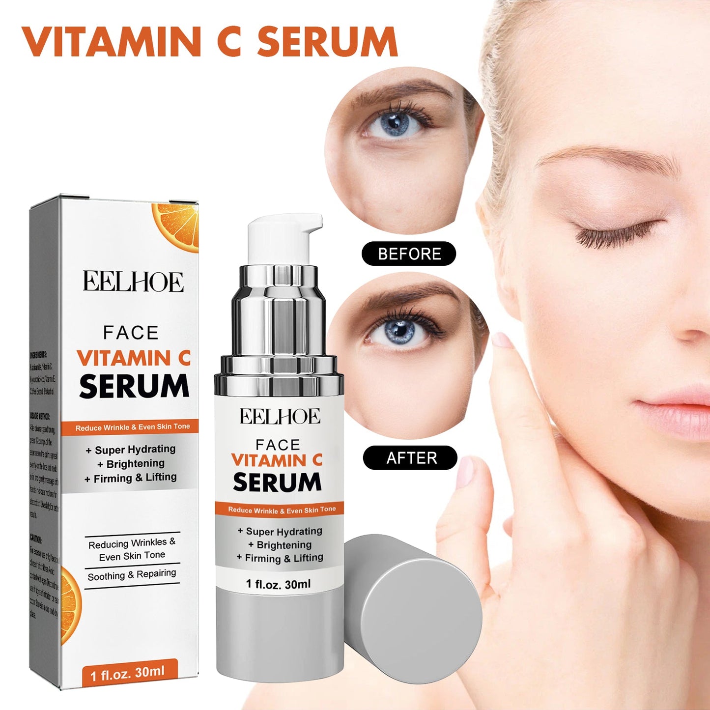Sérum Visage Premium à la Vitamine C pour une Peau Radieuse