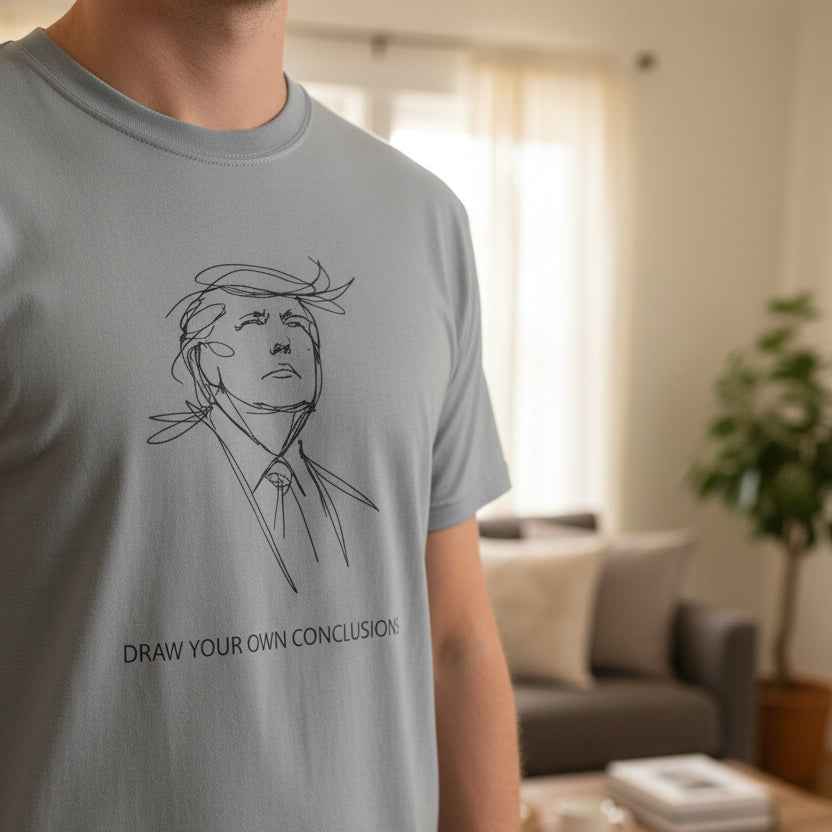 Saca tus propias conclusiones camiseta gráfica unisex