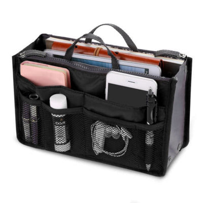 Premium Nylon Travel Organizer Insert Bag for Women