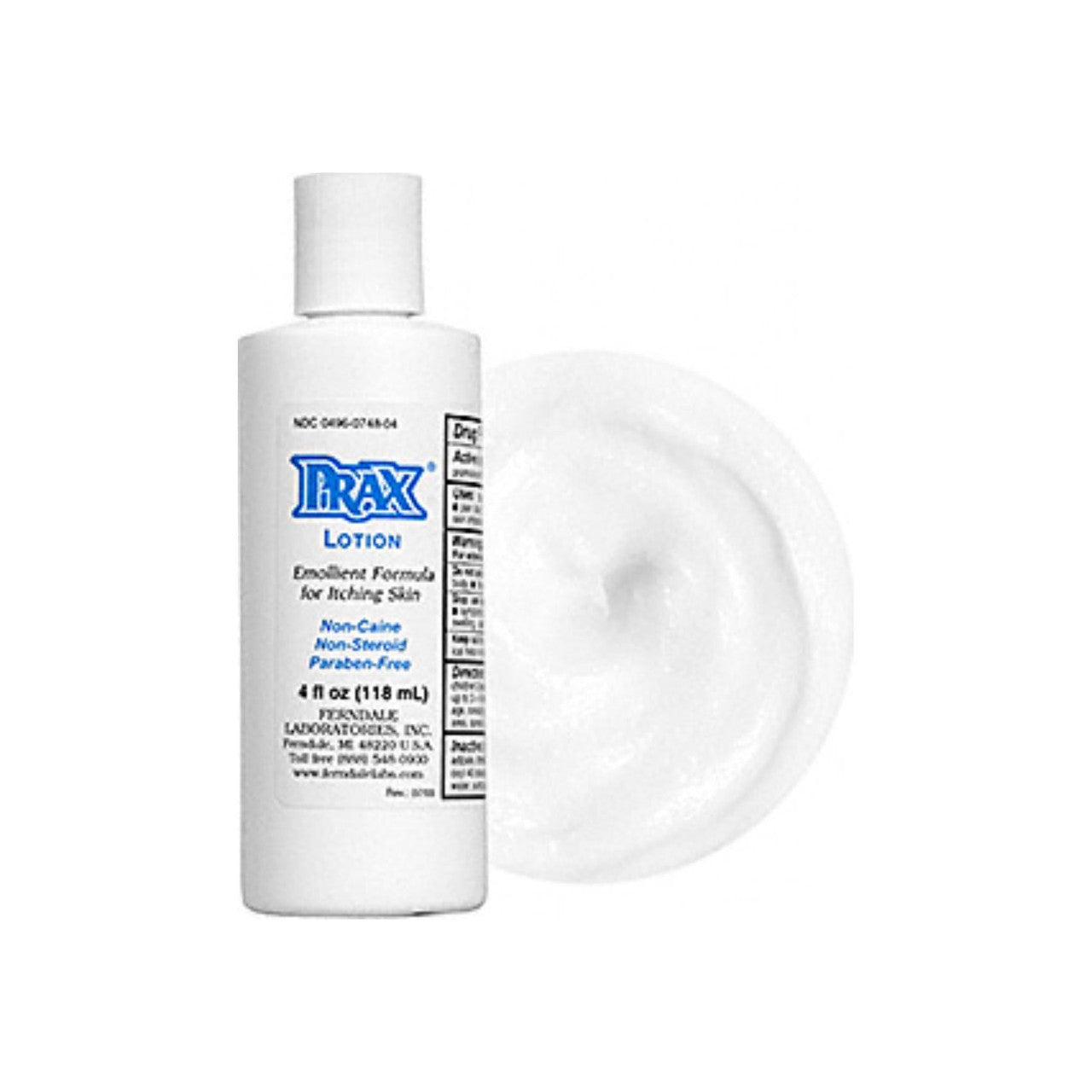 Loción para el Alivio de Picazón Prax® – Hidratante Calmante (4 Oz)