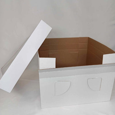 Adjustable Cake Transportation Box - 16" x 16" x 12" - 2 Count