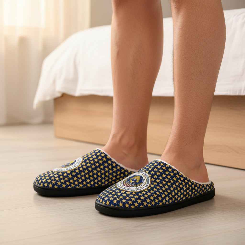Chaussons pour hommes du Bureau américain des chaussettes et des pantoufles