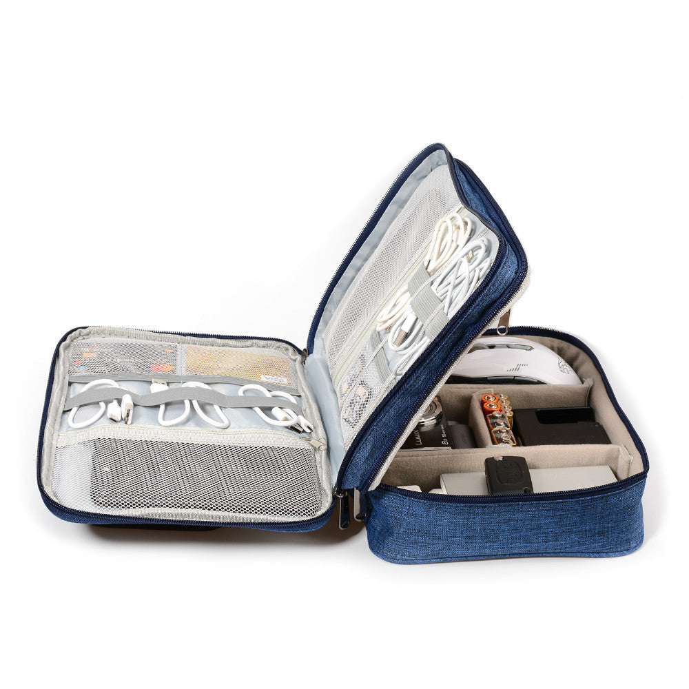 Sac d'organisation de câbles premium pour le voyage et l'électronique