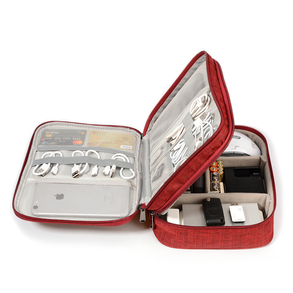 Sac d'organisation de câbles premium pour le voyage et l'électronique