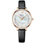 Montre à Quartz Élégante pour Femmes avec Bracelet en Cuir Véritable