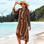 Elegant Striped Beach Skirt for Sun Protection